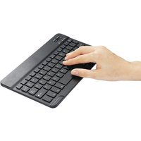 FGNS Teclado Español Ñ para Tablet, Teclado Bluetooth  Inalámbrico Portátil para Ultra Delgado para Cualquier Sistemas Operativos iOS Android Windows,Compatible con iPad Galaxy Tab Tablets Portátil