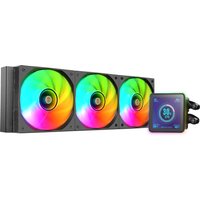Mars Gaming ML-VISIONPRO360, Refrigeración Líquida AIO, TDP 600W, 3x Ventiladores ARGB 120mm FDB con Núcleo de Cobre y Aluminio, Pantalla LCD IPS 4” Extraíble y Magnética, Opti-Chamber 3rd Gen,