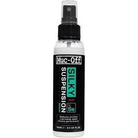 Muc-Off - Spray Mantenimiento Suspension Silky Serum 100ml para bicicletas, reduce fricción y lubrifica sellos de horquillas, amortiguadores y tijas telescópicas, fórmula a base de silicona de alta
