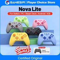 GameSir Nova Lite Gamepads PC Switch 2 controlador de juegos para Nintendo Switch 2 Switch Steam iOS Android Hall Effect Josticks