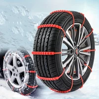Cadenas de nieve antideslizantes para coche, cadena de ruedas para neumáticos de invierno, neumáticos de nieve para exteriores, accesorios antideslizantes de emergencia, 5/10/20 piezas