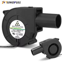 9733 soplador de CC 12V 2.85A estufa de leña para barbacoa velocidad ajustable gran volumen de aire Turbo ventilador 5500R/Min estufa de aceite residual estufa de leña