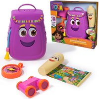 SPIN MASTER - DORA LA EXPLORADORA - Mochila de Aventuras de Dora con Accesorios de Exploración: Mapa Desplegable, Brújula y Prismáticos - 6071799 - Juguetes Niña 3 años + - Regalo Niña 3 años + -