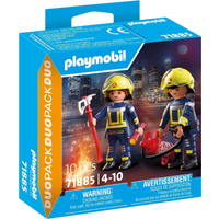 PLAYMOBIL - DUO PACK BOMBEROS, 71885, TIENDA CON LICENCIA OFICIAL, ENVIO URGENTE 24-48 HORAS EN PENÍNSULA, FAMOBIL, CLICKS, JUGUETES, NIÑOS, NIÑAS, FIGURAS, MUÑECOS, FUEGO, INCENDIO