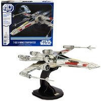 SPIN MASTER - 4D Build - MAQUETA CAZA ESTELAR T-65 ALA-X - Puzzle Star Wars 3D - Juguetes de Star Wars - Maquetas Juego Construcción - Puzzles para Adultos y Niños - 6069813 - Juguetes Niños +12 años