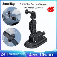 Soporte de succión para coche SmallRig 3 × 6 pulgadas para cámaras de acción, para teléfonos, para GoPro Hero, para Insta360, para DJI, con cabezales de bola dobles 5842