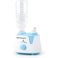 Orbegozo HU 1000 Humidificador Ultrasónico Portátil 12W – Humidificador de Vapor Frío con Adaptador para Botella de Agua (hasta 0.5L), Cobertura 20m², Vapor Regulable, Silencioso y Autoapagado