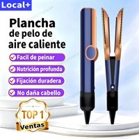 SenCiciMen 2 en 1 Plancha de Pelo de Alta Calidad con Secador de Pelo Plancha de Iones Negativos, Puede Usarse para Pelucas, Sin Dañar el Cabello, Herramientas de Peinado en Caliente, Planchas de Pelo