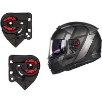 Viseras para casco de motocicleta, placa Base de engranaje de protección, soporte de lente para FF801, FF323, FF390, FF397, Base de fijación de lente de casco, 1 par
