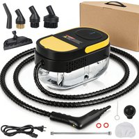 Limpiador a Vapor de Alta Presión, 3 Velocidades Ajustables, Máquina de Limpieza a Vapor Portátil con Tanque para Campanas Extractoras, Estufas, Azulejos, Detallado de Automóviles