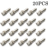 20 Boquillas de Latón para Nebulización, Boquillas de 6 mm para Sistemas de Enfriamiento Exterior, Jardinería, Humidificación del Aire, Riego