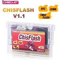 Lector de Cartuchos de Juegos ChisFlash V1.1 Edición RTC Compatible con Nintendo GBA / GBA SP / GB Micro / DS / DS Lite / Consola Game Boy Player