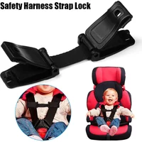 Cinturón de seguridad de coche, correa ajustable, arnés de seguridad para trona, bloqueo de correa, Anti Escape, Clip para el pecho de bebé, Clip para mochila de viaje para coche