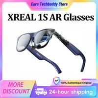 Gafas de Realidad Aumentada Xreal 1S |     Gafas AR Xreal 1S - Gafas Inteligentes XR con Pantalla Virtual de 500'', 3Dof, 3D Real, Pantalla HD Portátil, Chip X1 - Compatible con iPhone 17/16, Switch,