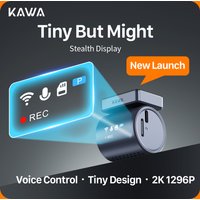 Cámaras 2K KAWA MINI 3 Pro para coche DVR pequeña cámara de salpicadero 24 estacionamiento grabadora de vídeo automática WiFi aplicación Control de voz cámara de salpicadero de coche