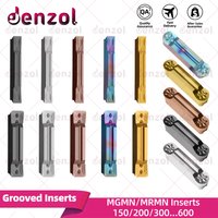Insertos de ranura MGMN MRMN corte de ranura de arco 1,5 2 2,5 3 4 5 6mm inserto de torno CNC herramientas de acero inoxidable templado MGEHR/L MGEVR/L