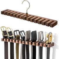 Organizador de cinturón multifuncional, estante colgante para corbatas, colgador de cinturón, estante para ropa, organizador de corbatas, organizador de armario para el hogar, 1-12 Uds.