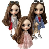 Ropa para Muñecas Blyth Azone OB22 OB24, Accesorios de Moda, Faldas de Plumas, Monos de Mezclilla, Regalo de Juguete