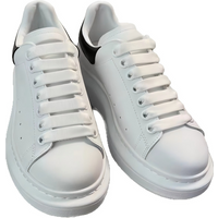 Zapatillas deportivas con suela gruesa para mujer - Detalle de tacón negro, calzado informal cómodo y versátil