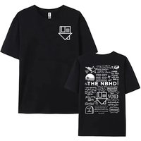 Camiseta con estampado de banda NBHD de The Neighborhood, camisetas de algodón de alta calidad para Mujer/hombre, pantalón corto informal, Camiseta de manga para Hombre