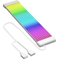 Tira de luces LED RGB Flexible, cubierta de placa ARGB para fuente de alimentación de ordenador, ATX, Cables de tarjeta de Video GPU de 24 pines y funda