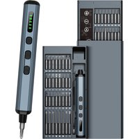 Juego de destornilladores eléctricos 68 en 1, 5 configuraciones de torsión, herramienta eléctrica de precisión, puntas de destornillador magnético para gafas de iPhone, reloj y PC