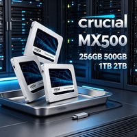 Oferta Especial: Unidad de Estado Sólido Interna Crucial MX500 SSD de 256GB, 500GB, 1TB, 2TB, 3D NAND SATA de 2.5 Pulgadas de Alta Velocidad para Laptop