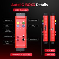 Herramienta Accesoria Autel G-BOX3 Compatible con Autel MaxiIM IM508/ IM508S PRO/ IM608/ IM608 PRO/ IM608S II/ IM608 II/ IM608 PRO II/ IM100/ IM600 y Escáneres IMMO, Programador de Llaves para