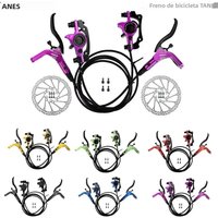 Kit de Frenos de Disco Hidráulicos para Bicicleta de Montaña TANKE con Rotores de 160 mm, Calibradores Hidráulicos, Soportes Delanteros y Traseros, y Manillar de 22,2 mm