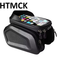 Bolsas para Bicicleta, Bolsa para Tubo Superior Delantero, Soporte para Teléfono con Pantalla Táctil, Estuche de Almacenamiento, Bolsa para Bicicleta de Montaña y Carretera, Accesorios y Piezas para