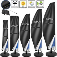 Funda Impermeable para Sombrilla de Patio, Tipo Cantilever, Estilo Recto, Protección para Sombrillas de Todo Tipo para Todas las Estaciones