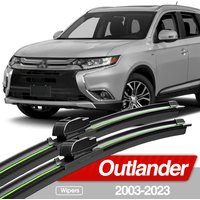 Para Mitsubishi Outlander 1 2 3 2003-2023 limpiaparabrisas delantero 2 uds accesorios de ventana de parabrisas 2004 2006 2012 2018