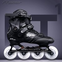 Patines de fibra de carbono Freestyle de 4 ruedas, patines de ruedas profesionales, patín de Slalom en línea para adultos