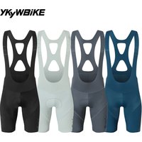 YKYWBIKE hombres ciclismo babero corto Italia interfaz acolchado 7 horas de montar verano bicicleta de carretera Baberos pantalones cortos de bicicleta sin costuras babero