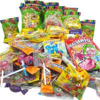 Chuches Surtidas - Chuches PIñatas - Chuches Cumpleaños + 200 Chuches, Gusanitos y Gominolas Trolli - 1,4 Kilos de Chuches [IAMI]