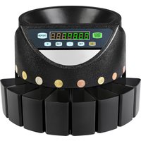 SucceBuy 300 monedas/Min Euro contador clasificador de monedas máquina automática eléctrica profesional pantalla LED para tienda banco comercial