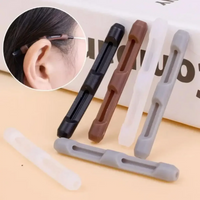 Funda de silicona antideslizante para gafas, marco de ojo, arrastre de pierna, soporte de gancho fijo para la oreja, artefacto anticaída, accesorios para gafas, 2/10 Uds.