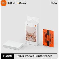 Original 100% Xiaomi ZINK impresora de bolsillo papel autoadhesivo impresión fotográfica 50 Uds hojas Xiaomi 3 pulgadas Mini impresora fotográfica de bolsillo CN