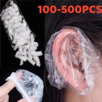 1-500 unidades de protectores desechables impermeables para orejas, para tinte de cabello, aceite, lavado, ducha, baño, peluquería y limpieza