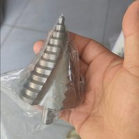 Broca escalonada de metal HSS Inox, recubierta de titanio, 12 tamaños, con taladros eléctricos para cortar agujeros rápidamente en metal, madera y plástico