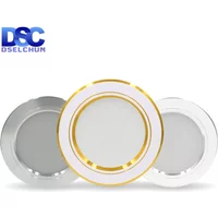 Luces LED Empotrables de 220V, Lámpara de Techo LED de 5W 9W 12W, Luz LED Redonda Empotrada, Panel LED de 15W 18W, Foco LED, Iluminación Interior
