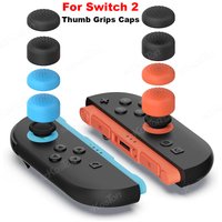 4/6 Piezas de Fundas de Silicona Antideslizantes para Control de Switch 2, Cubiertas para Joysticks, Accesorios para Juegos NS Switch2