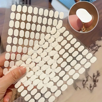 100/300 Uds. Cinta Adhesiva de Doble Cara para Uñas, Herramientas para Exhibición de Arte de Uñas, Pegatinas Transparentes para Uñas, Pegatinas Aptas para Uñas