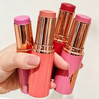 CT Último Estilo Barra de Colorete para Labios y Mejillas 9ml, Colorete en Forma de Corazón, Barra de Prebase Luminosa, Polvo Compacto, Spray Fijador, Paleta de Sombras de Ojos