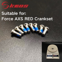 KEOS-tornillos de 8 clavos para bicicleta de carretera, juego de bielas Force AXS RED Quarq con 8 tornillos