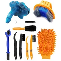 Juego de arandela de cadena de bicicleta, limpiador de caja de cadena, accesorios para bicicleta de montaña, Kit de herramientas de mantenimiento, herramientas de reparación de cepillos grandes de