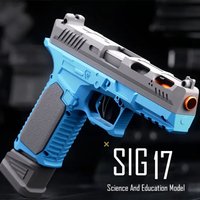 Pistola de juguete Fidget, pistolas de expulsión de carcasa, juegos de tiro para deportes al aire libre, regalo de cumpleaños para niños, triangulación de envíos