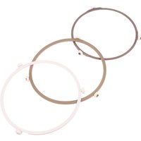 Soporte de anillo giratorio circular, soporte de rodillo para horno microondas, soporte de mesa giratoria de vidrio, placa Base, soporte de bandeja, 1 ud.