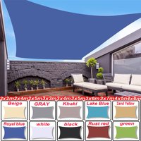 Toldos al aire libre impermeable parasol vela jardín Canopi para terraza coche toldo de lona rectangular piscina refugio solar parasol Sail3x