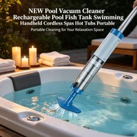 NUEVA Aspiradora para Piscina Recargable, Inalámbrica, Portátil, para Piscinas, Peceras, Spas y Jacuzzis